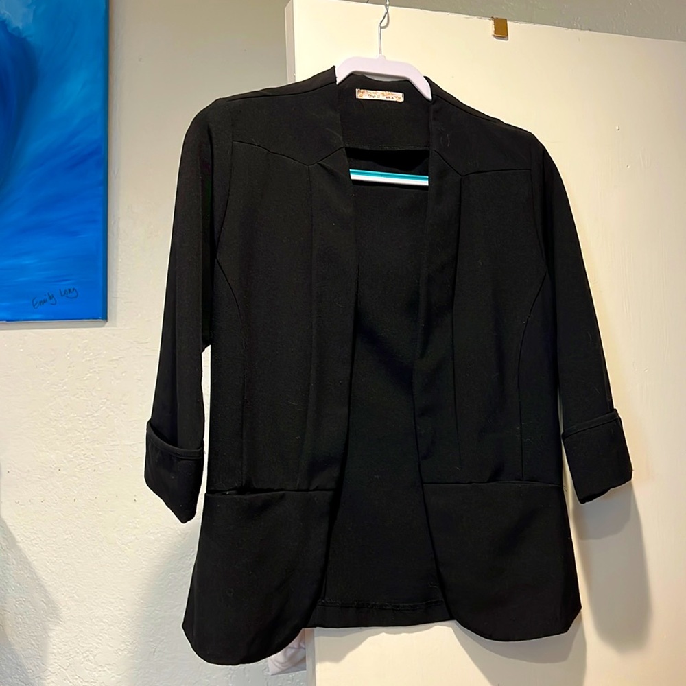 Cropped blazer jacket